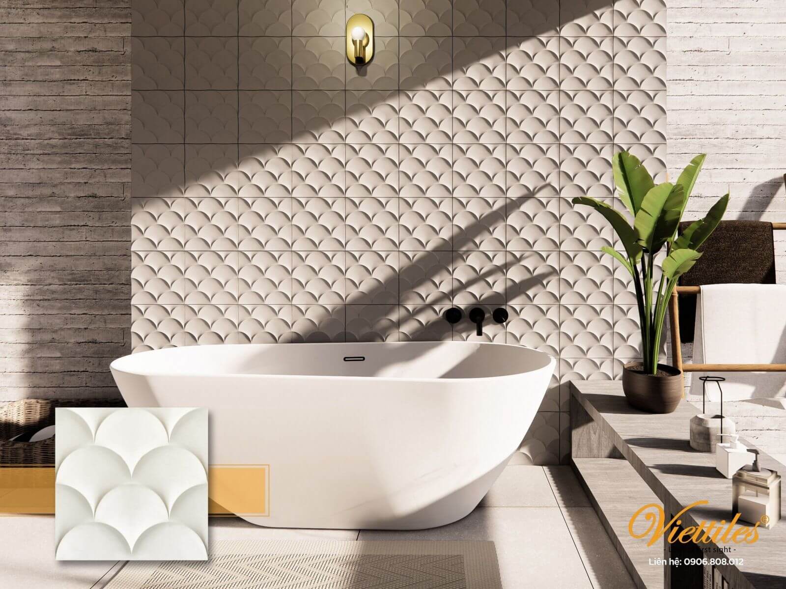 HOW TO CHOOSE 3D WALL TILES SAMPLE IN THE NEEDED SPACE